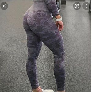 Gymshark Purple Camo Leggings Small